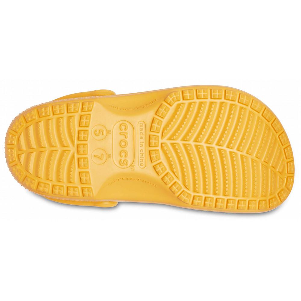 Gold Men's Crocs Classic Clogs | NZ 0834WNBY